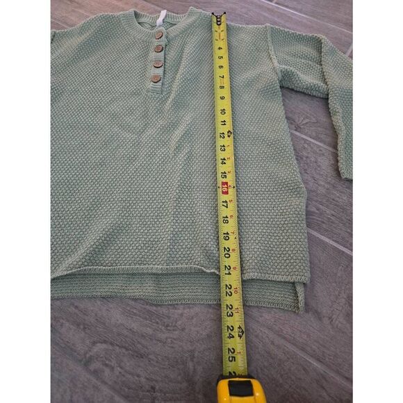 Women's Wishlist Knit Lounge Set Long Sleeve Wide Cropped Ankle Length Pants Gre - Picture 8 of 12